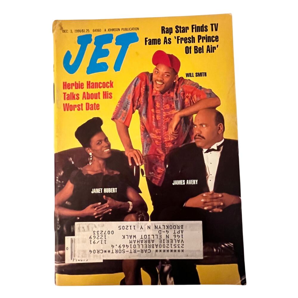 Jet Magazine Dec 3 1990 Will Smith Fresh Prince James Avery Janet Hubert